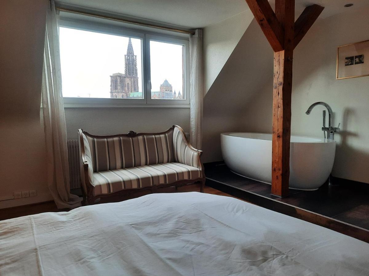 145M² City Center 4 Bedrooms View Of The Cathedral ストラスブール エクステリア 写真